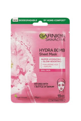 Garnier sheet mask glow boosting