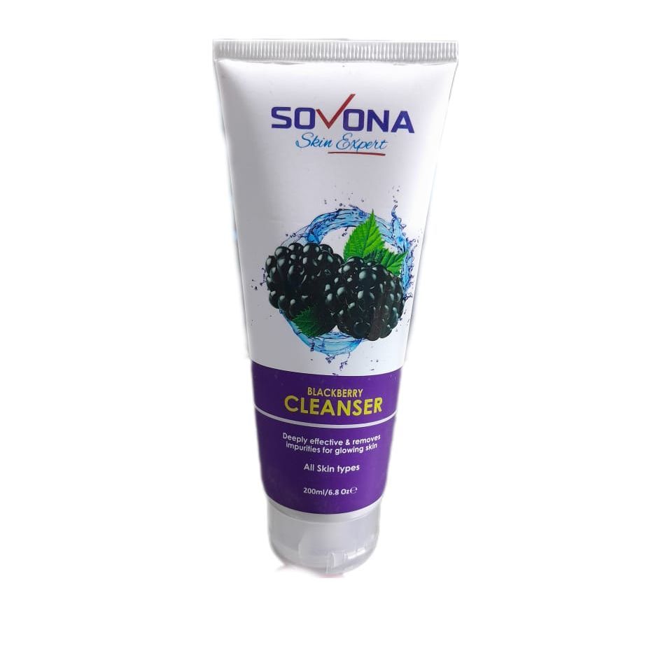 SOVONA Blackberry Cleanser Deeply Effective & Remove Impurities For Glowing Skin