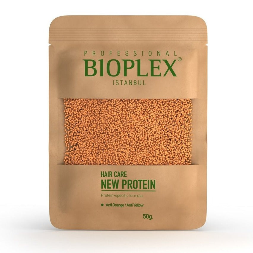 50g Bioplex Hair Protein Treatment No Damaged Hair For Bleaching and Colouring Golden Protein Balls - Create Beautiful Blonde Hair