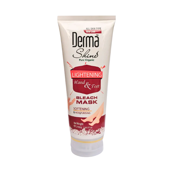 Derma Shine Hand & Feet Lightening Bleach Mask 200ml