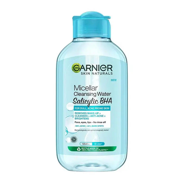 Garnier Micellar Cleansing Water Salicylic BHA For Dull, Acne Prone Skin