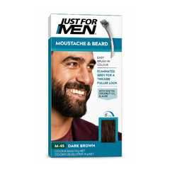 JUST FOR MEN BEARD COLOR GEL DARK BROWN BLACK M45 PC