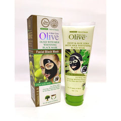 Olive with Milk Whitening Facial Black Charcoal Mask Blackhead Removal