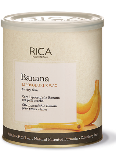 RICA LIPOSOLUBLE WAX BANANA 800 ML